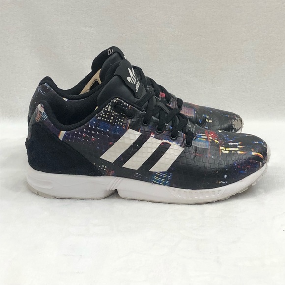 Adidas ZX FLUX TOKYO CITYSCAPE Running 8000 TORSION Boost Gym Shoes Womens 8.5. - Picture 7 of 12